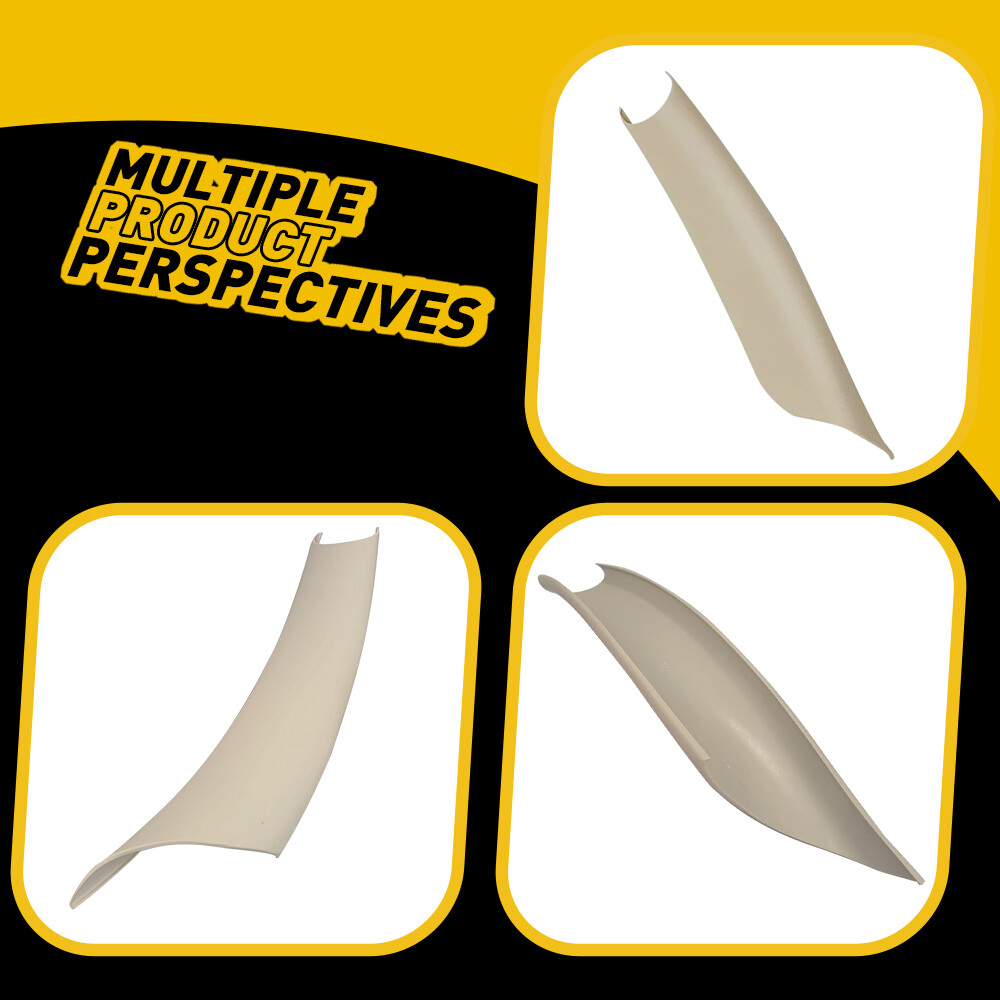 3Pcs Beige Matte Inner Door Pull Handle Cover Panel For BMW X5 X6 E70 E71 E72