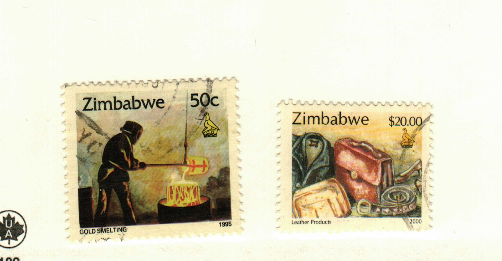 Zimbabwe #729, 850 used