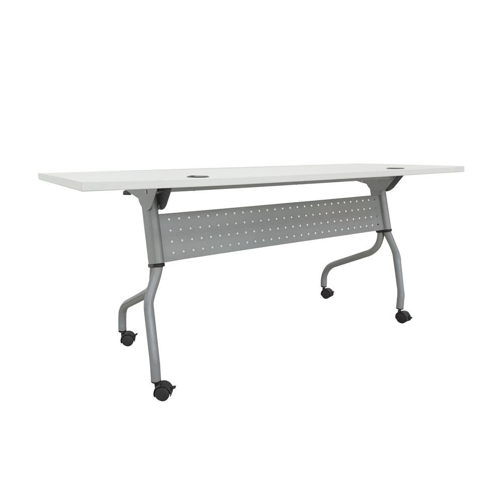 Lorell White Laminate Flip Top Training Table (llr-60743) (llr60743)
