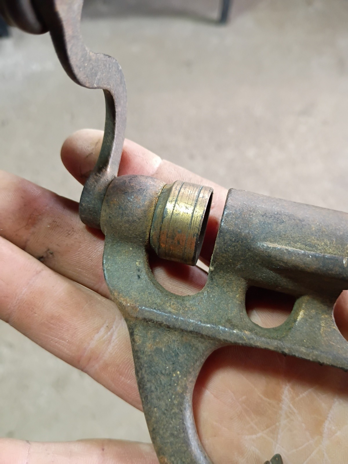 Vintage No. 1 BGI Co. 12 Gauge Hand Crank Crimping Tool Clamp On Reloading
