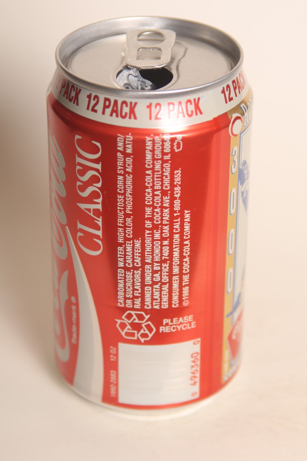 Coca-Coke soda can - Robin Yount 3000 hits