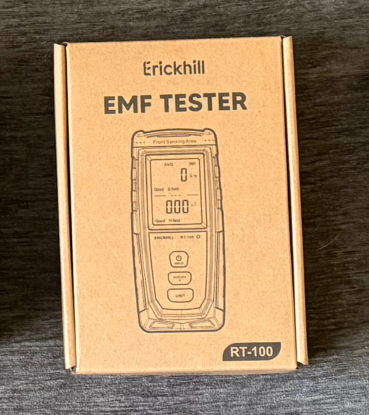 Erickhill EMF RT-100 Electromagnetic Field Radiation Tester - Free USPS shipping