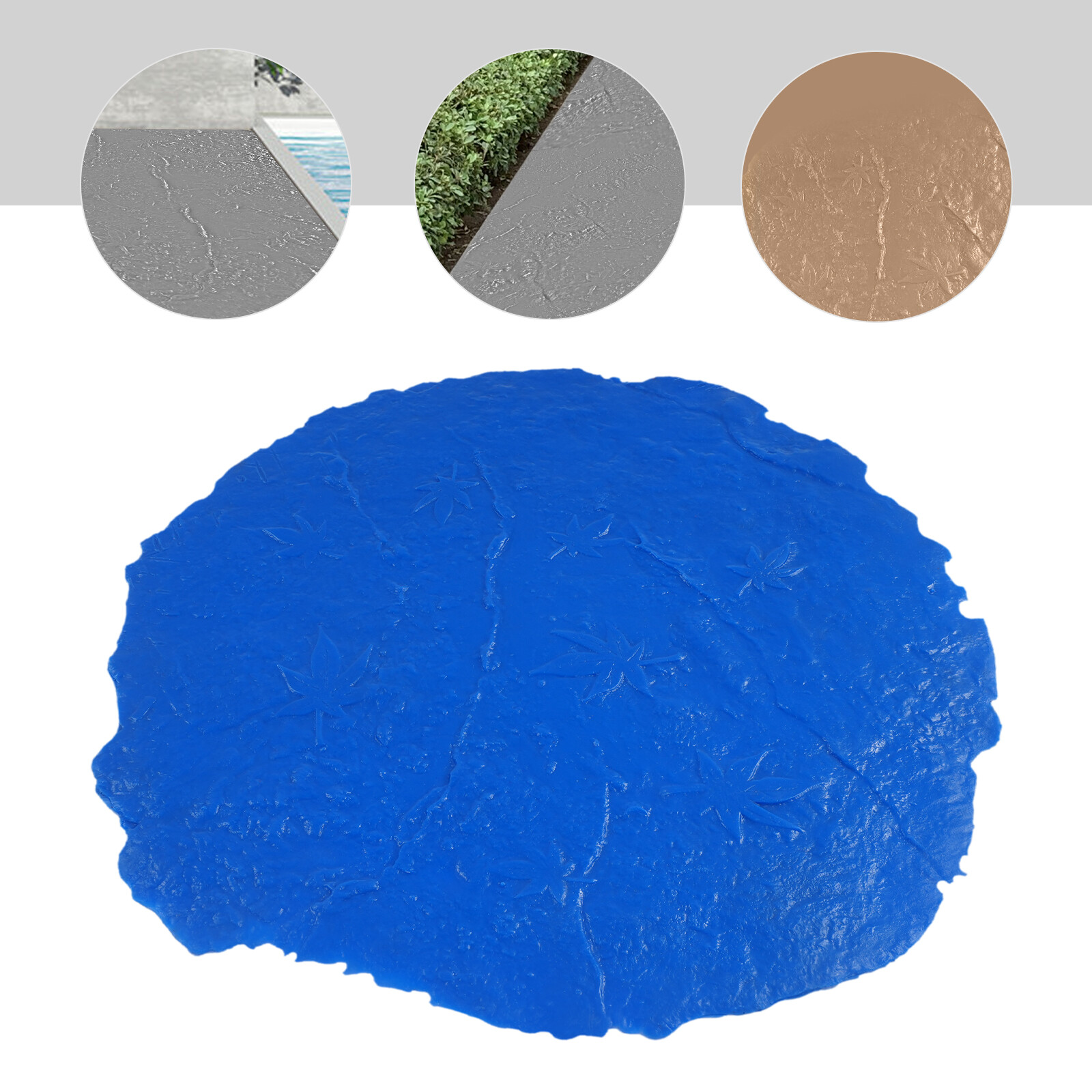 Concrete Stamp Mat 33.5*35.4" Concrete Texturing Skin Polyurethane Stamp