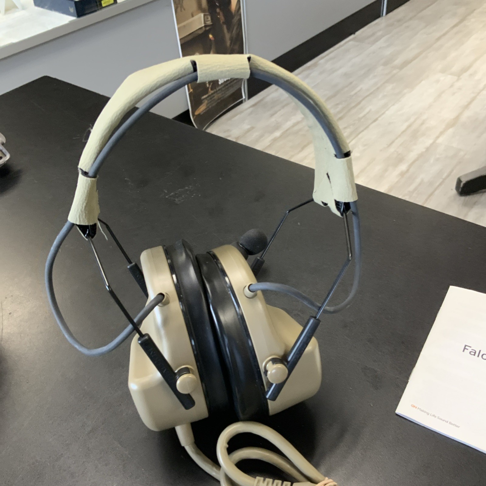 USGI FALCOM OTE2000 HEADSET WITH MICROPHONE PELTOR