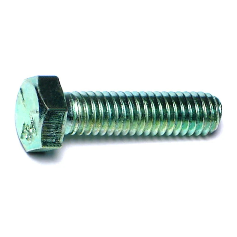 5/16"-18 x 1-1/4" Green Rinsed Zinc Grade 5 Hex Cap Screws (303 pcs.)