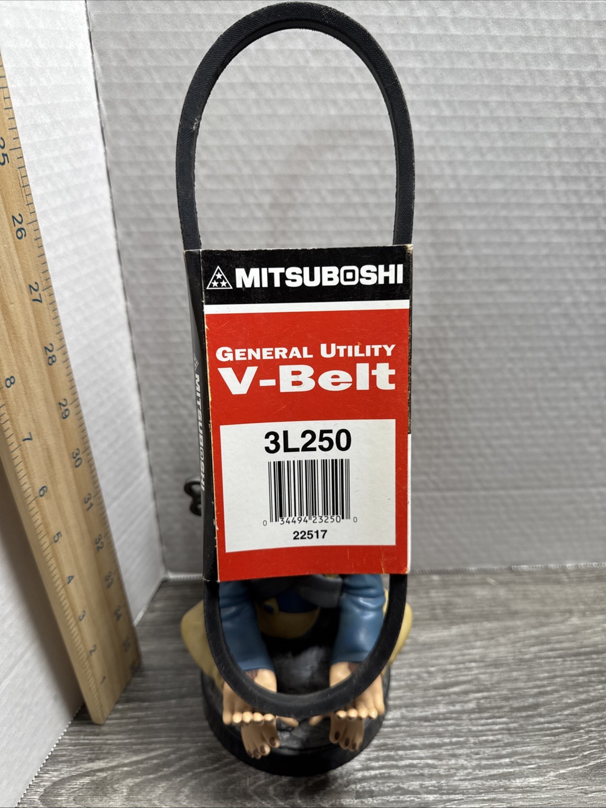 Mitsuboshi FHP 3L250 General Utility V-Belt 0.38 in. W X 25 in. L For Fractional