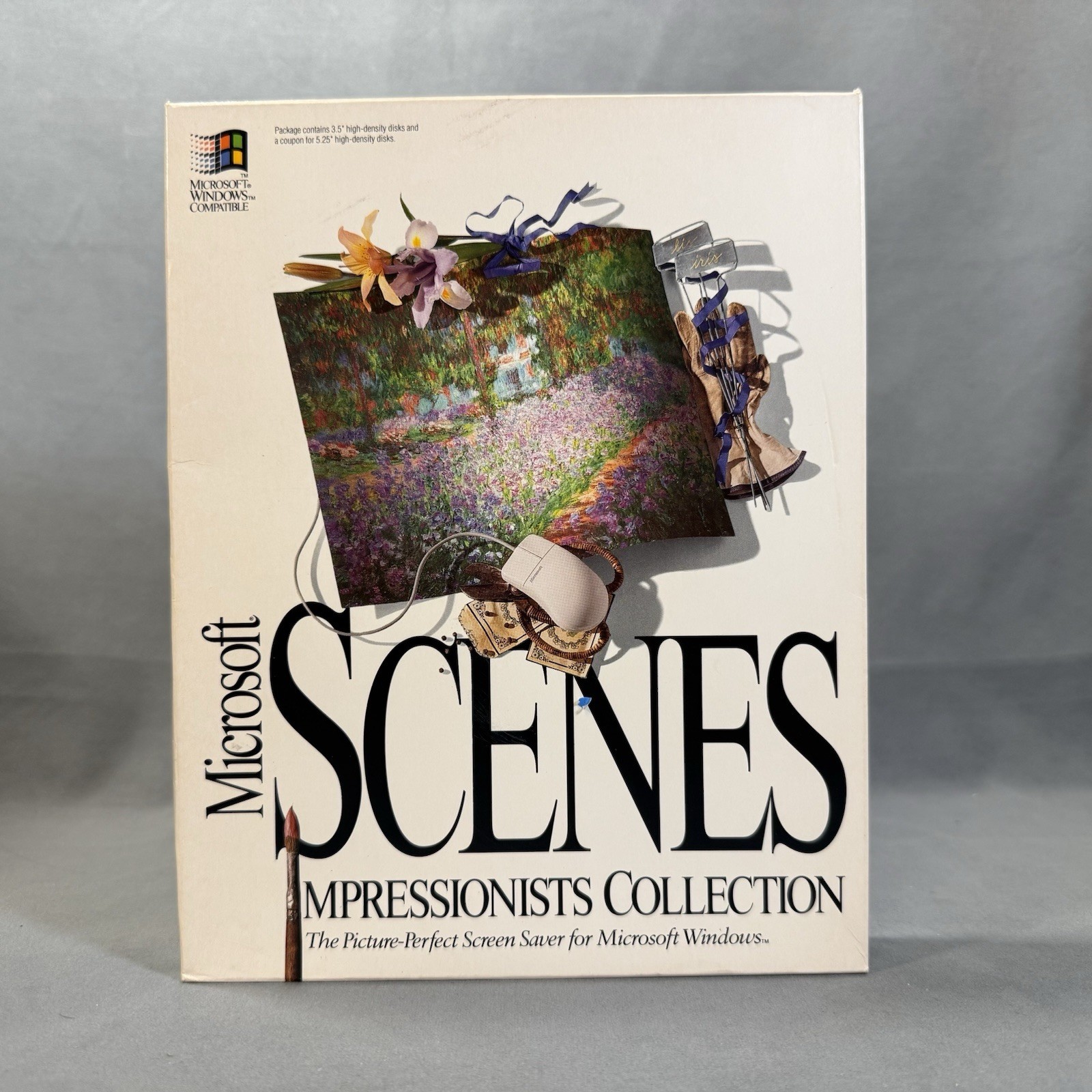 Microsoft Scenes Impressionist Windows 3.1 Collection 3.5" 1993 - Excellent Cond