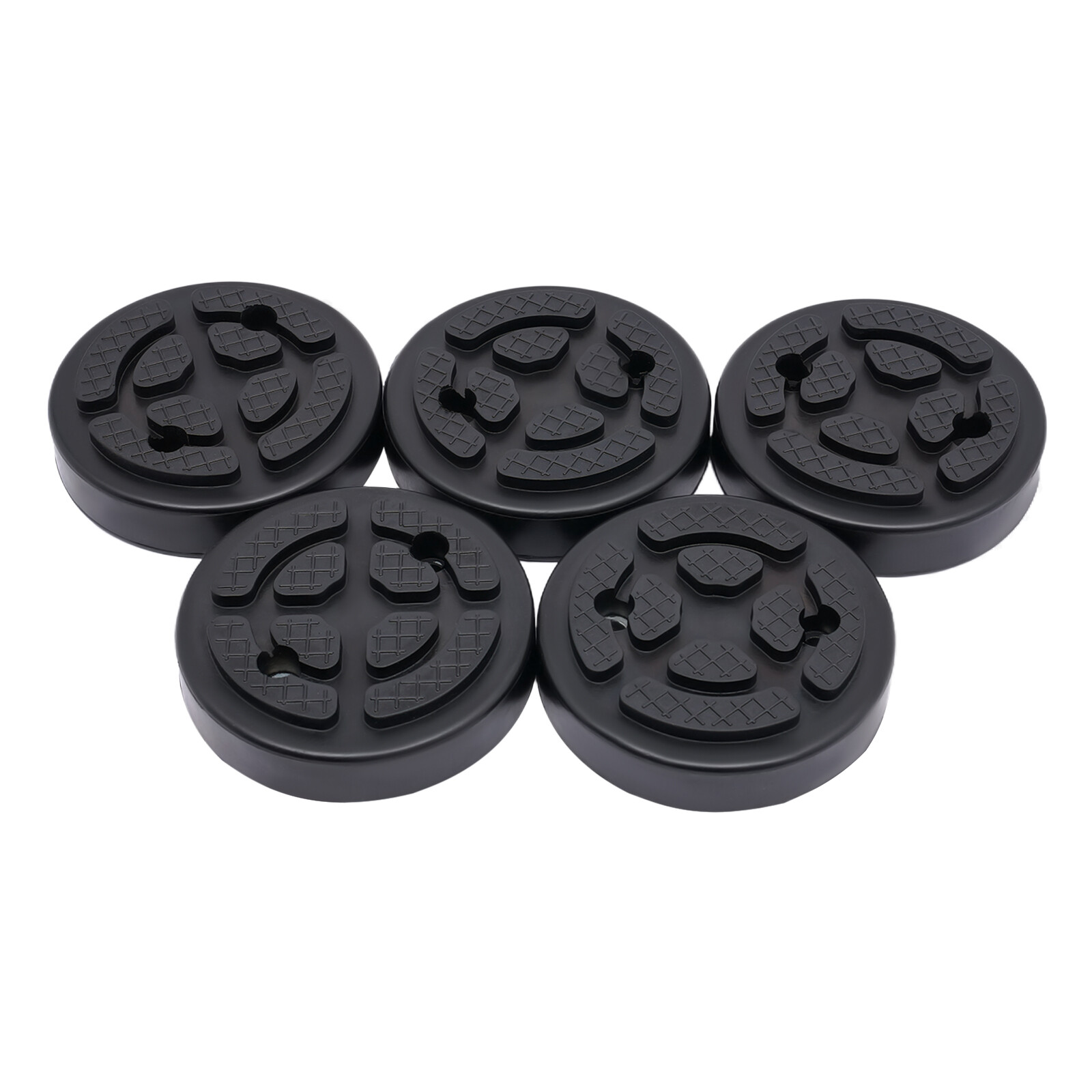 5pcs Set Rubber Lift Arm Pads For 2-Post Auto Truck Hoist Lift Pad For Auto Lift