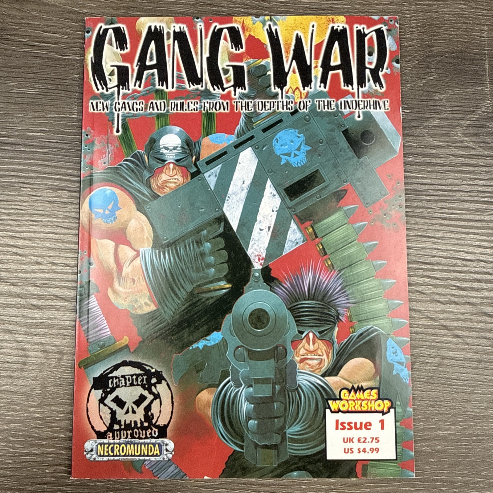 Gang War Issue 1 Necromunda Magazine Games Workshop Warhammer 40K