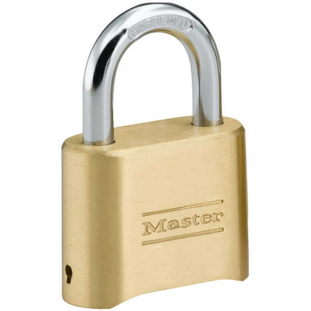 2PK Master Lock Set Your Own Combination Padlock - Brass (175)
