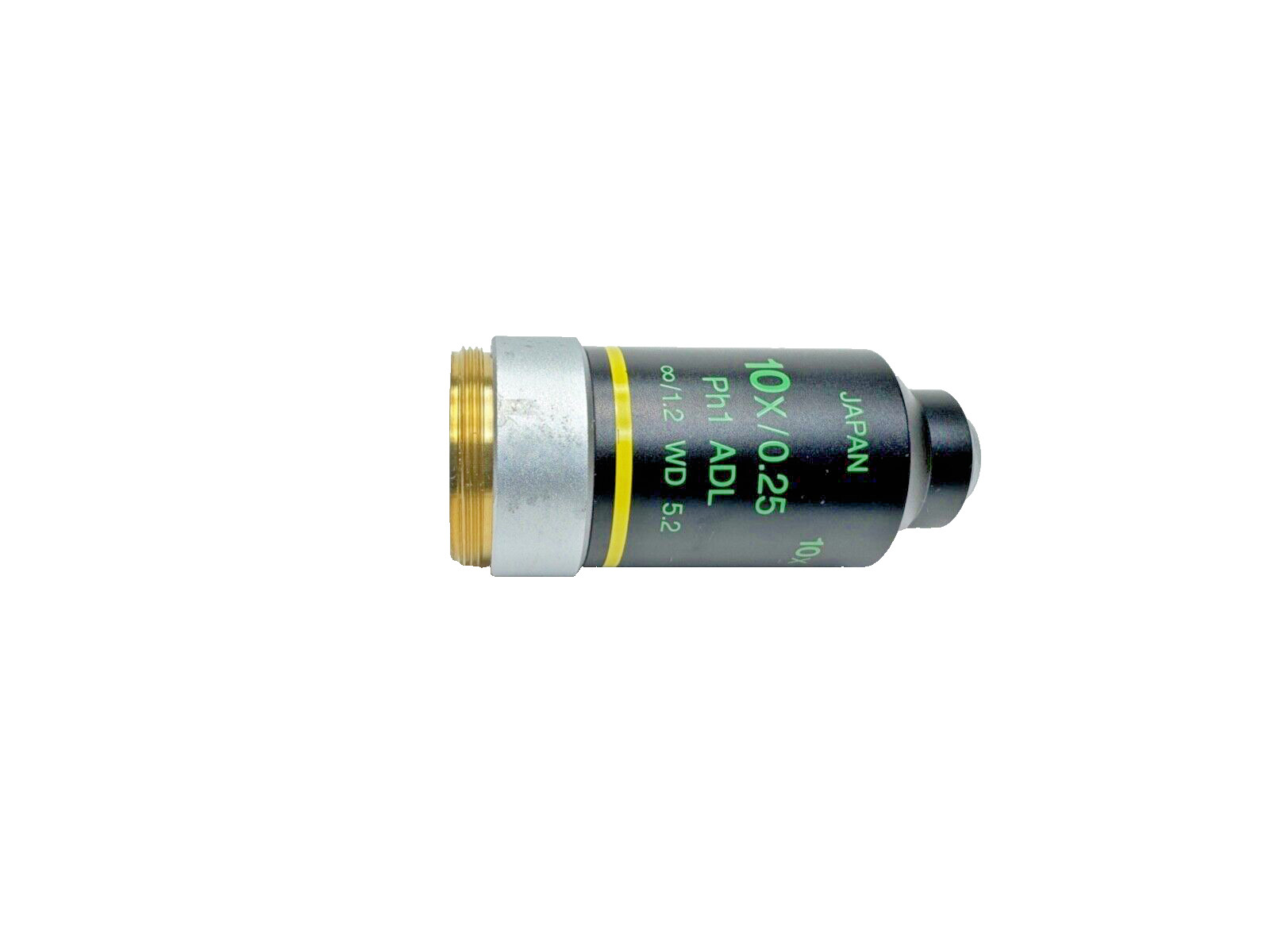 Nikon  10x/0.25  Ph1-ADL ∞/1.2 WD 5.2 Microscope Objective