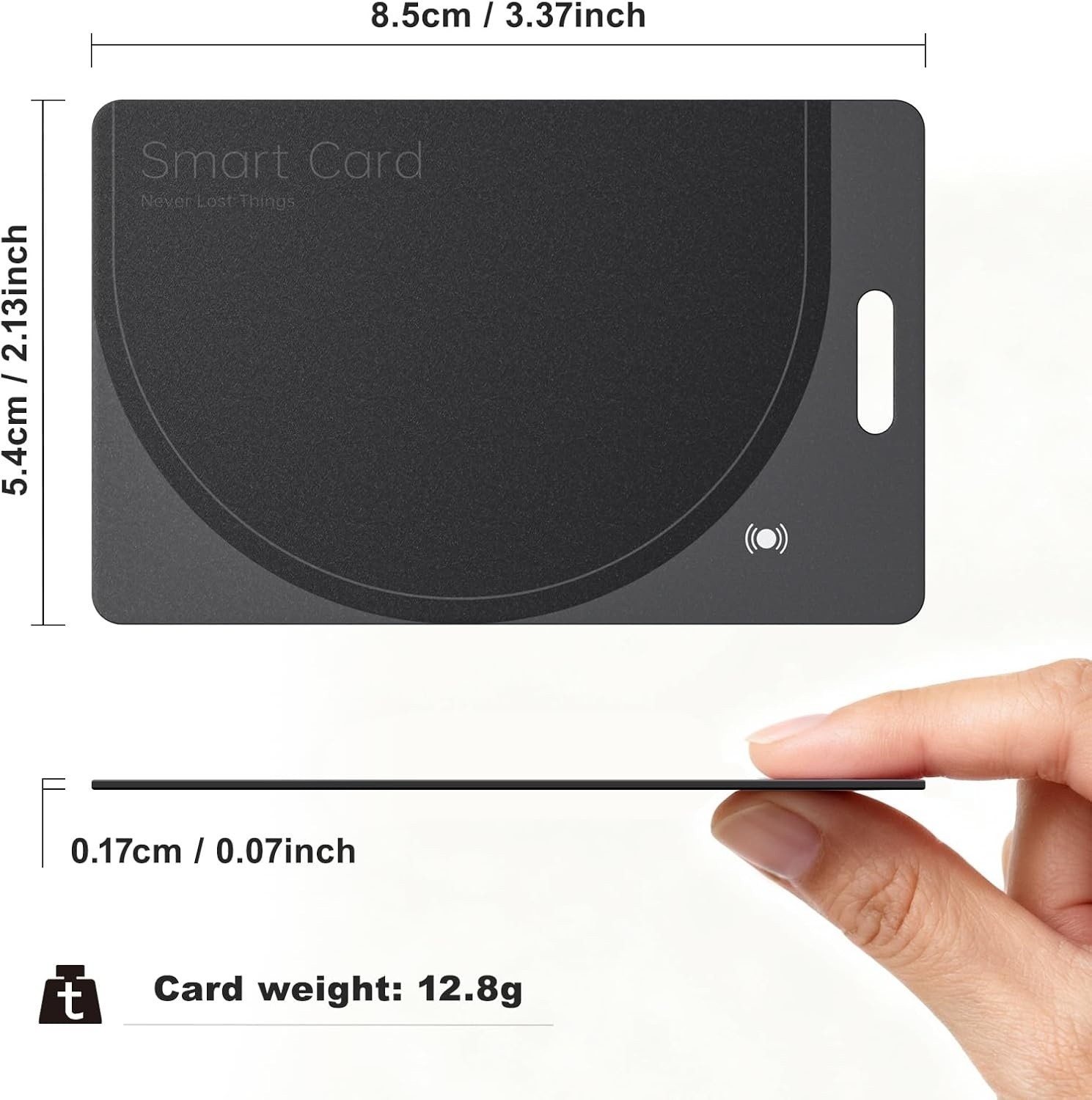 Wallet Tracker Card Bluetooth Finder Compatible with Apple Find My Waterproof
