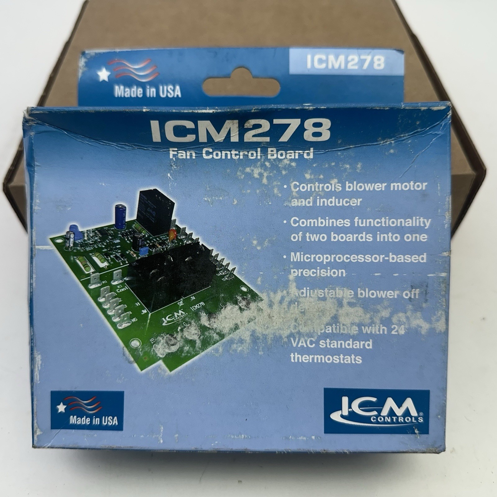 ICM Controls ICM278C Fan Control Board for Carrier HH84AA017 HH84AA018