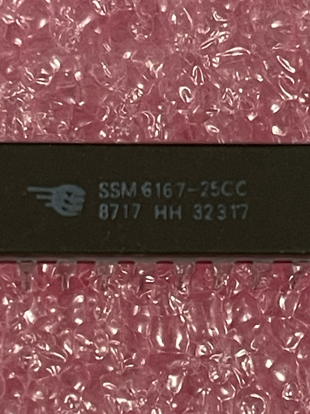 SSM6167-25CC 16KX1 SRAM BI CMOS TTL CERAMIC 20 PIN DIP SARATOGA (LOT OF 1)
