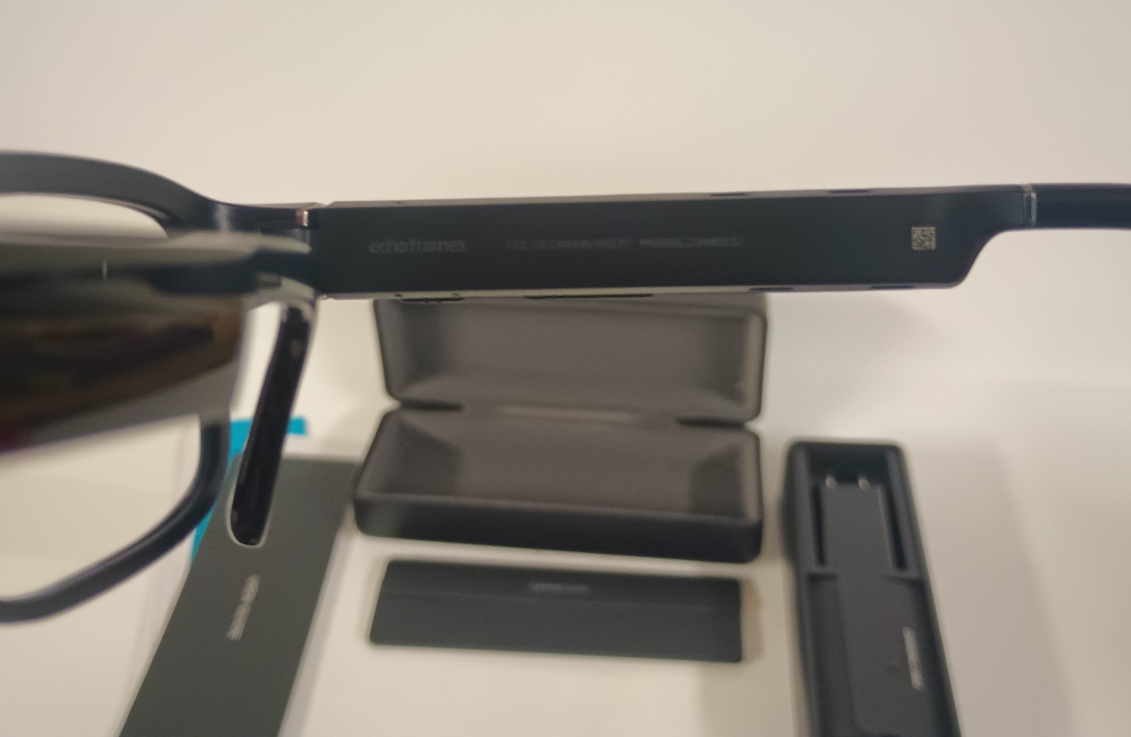 Amazon Echo Frames 2nd Generation Rectangle Smart Glasses Charger
