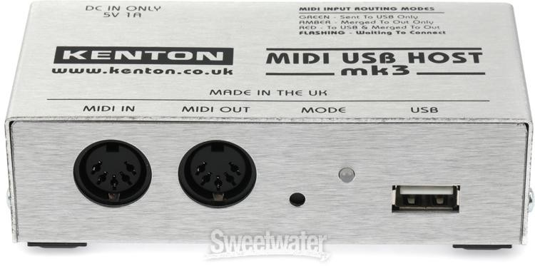 Kenton MIDI USB Host Mk3 USB Host to MIDI Converter