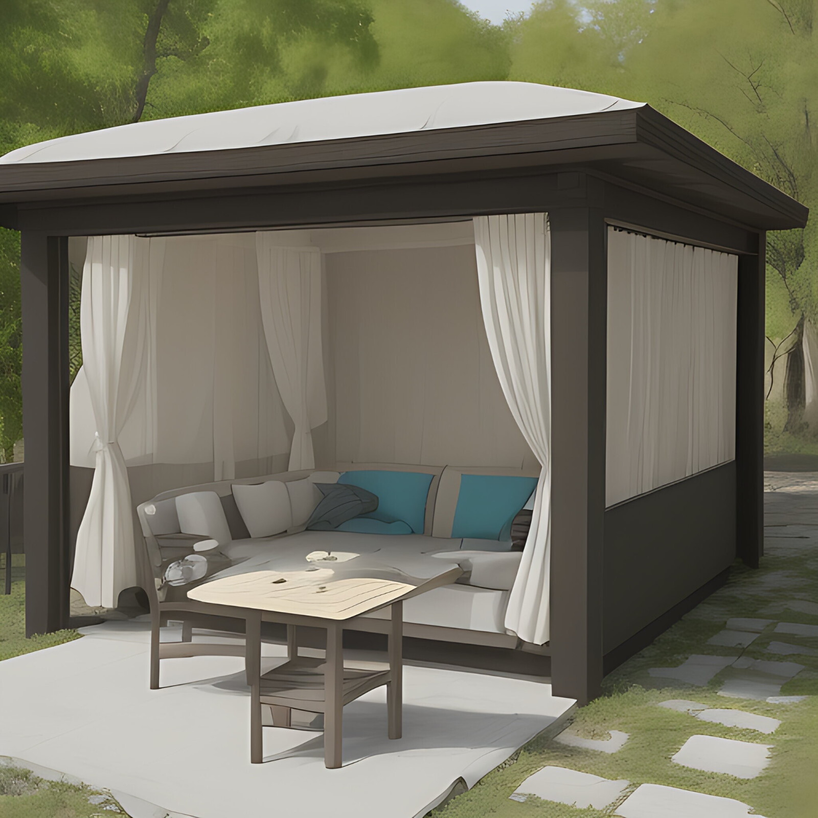 Waterproof Canvas Indoor/Outdoor Fabric - %100 Waterproof Solid Fabric- 60" wide