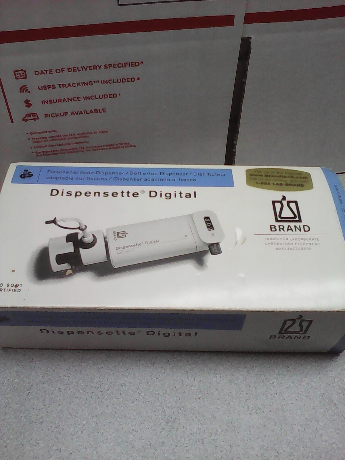 BrandTech Dispensette II Dispenser Digital 1-5ml