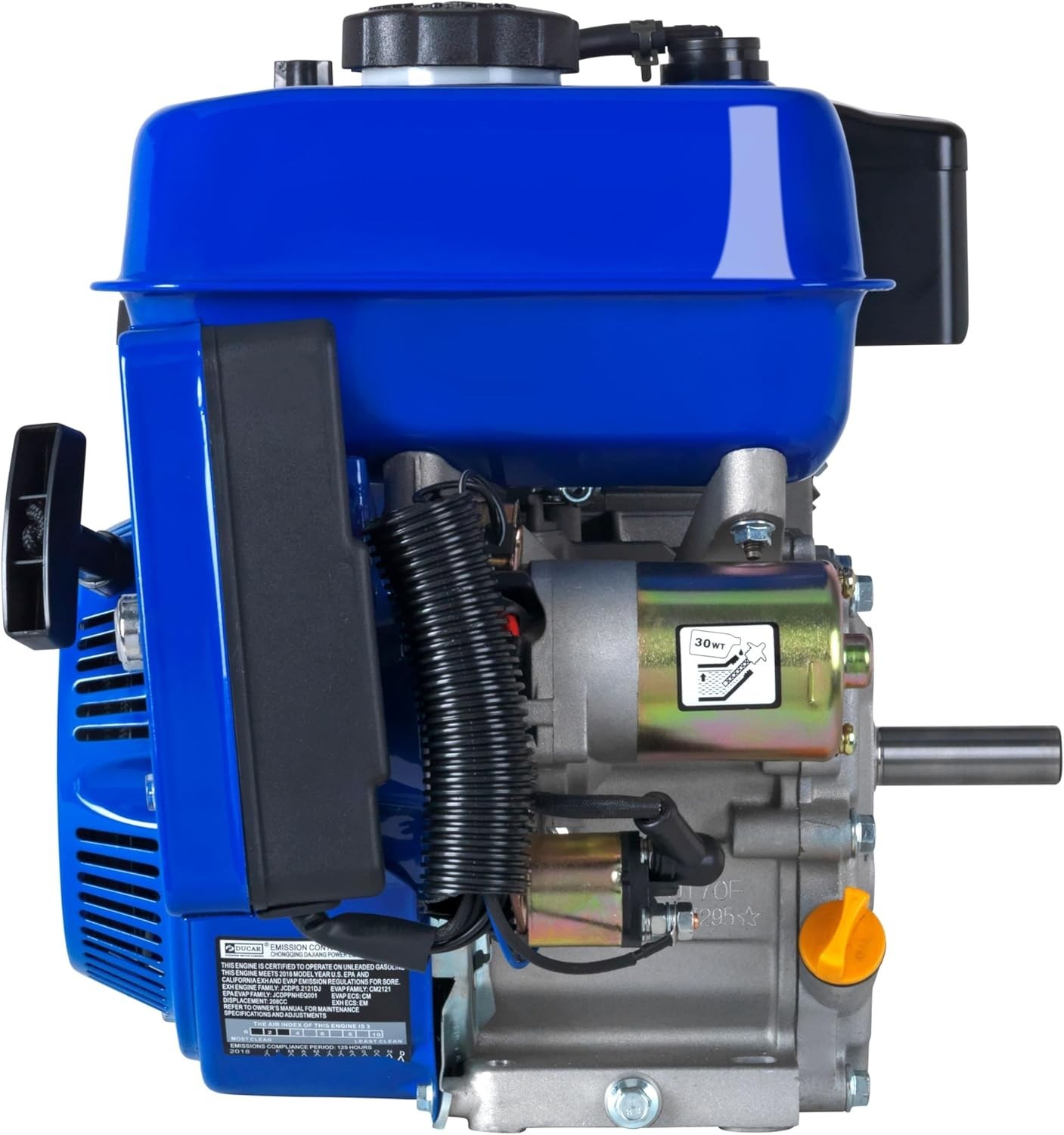 208cc Gas Powered Electric Start Engine