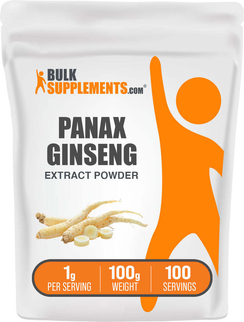 BulkSupplements Ginseng Root Extract - Promote Natural Energy & Endurance