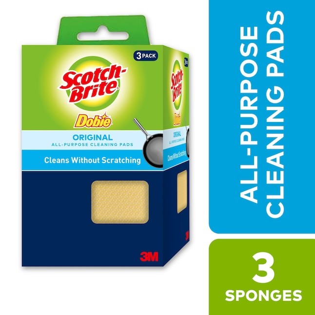 Scotch-Brite Dobie All-Purpose Polyurethane Cleaning pad 3 -Pack