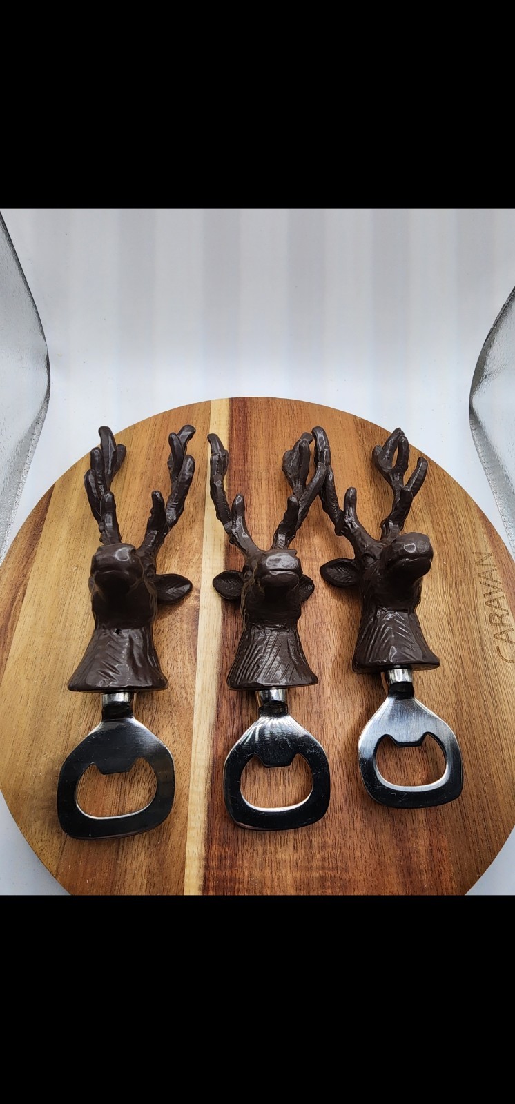 8 Point Buck Reindeer Breweriana Bottle Openers 3