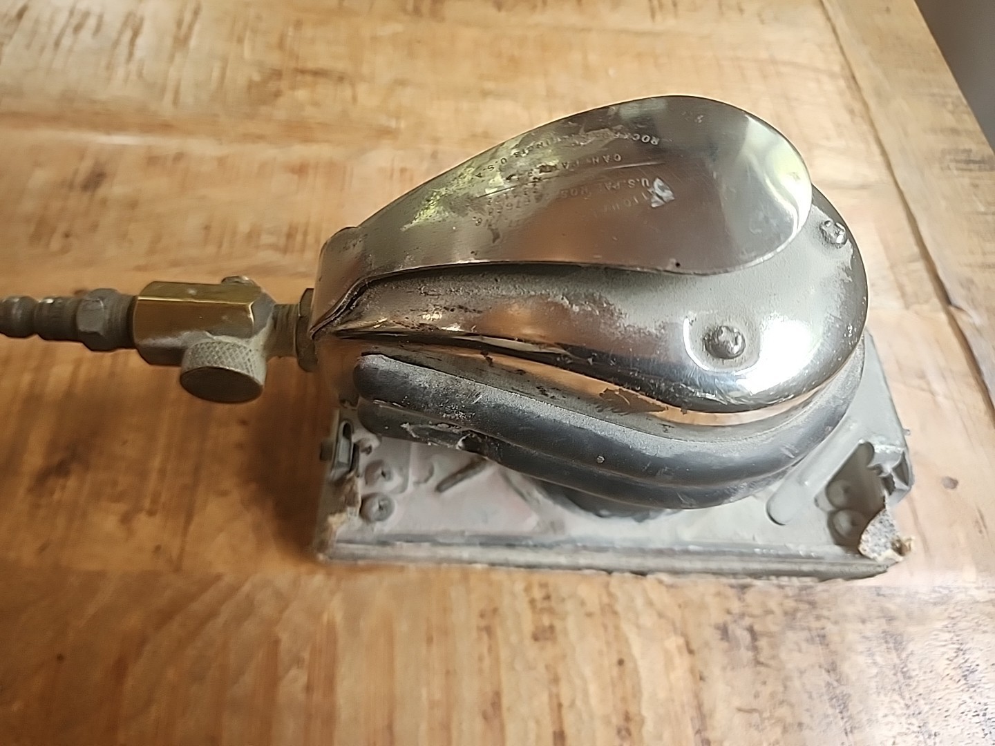 Vtg NATIONAL DETROIT INC. Air PNEUMATIC JITTERBUG / PALM AIR SANDER