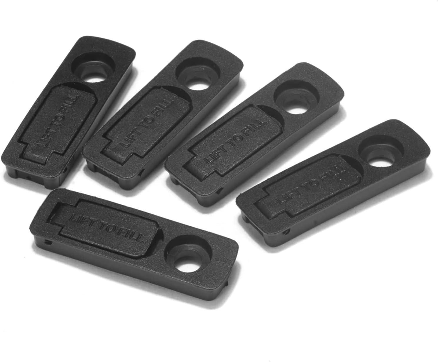 Universal 5PCS Lighter Gasket Seals - Reliable Black Rubber for Lighter Inserts