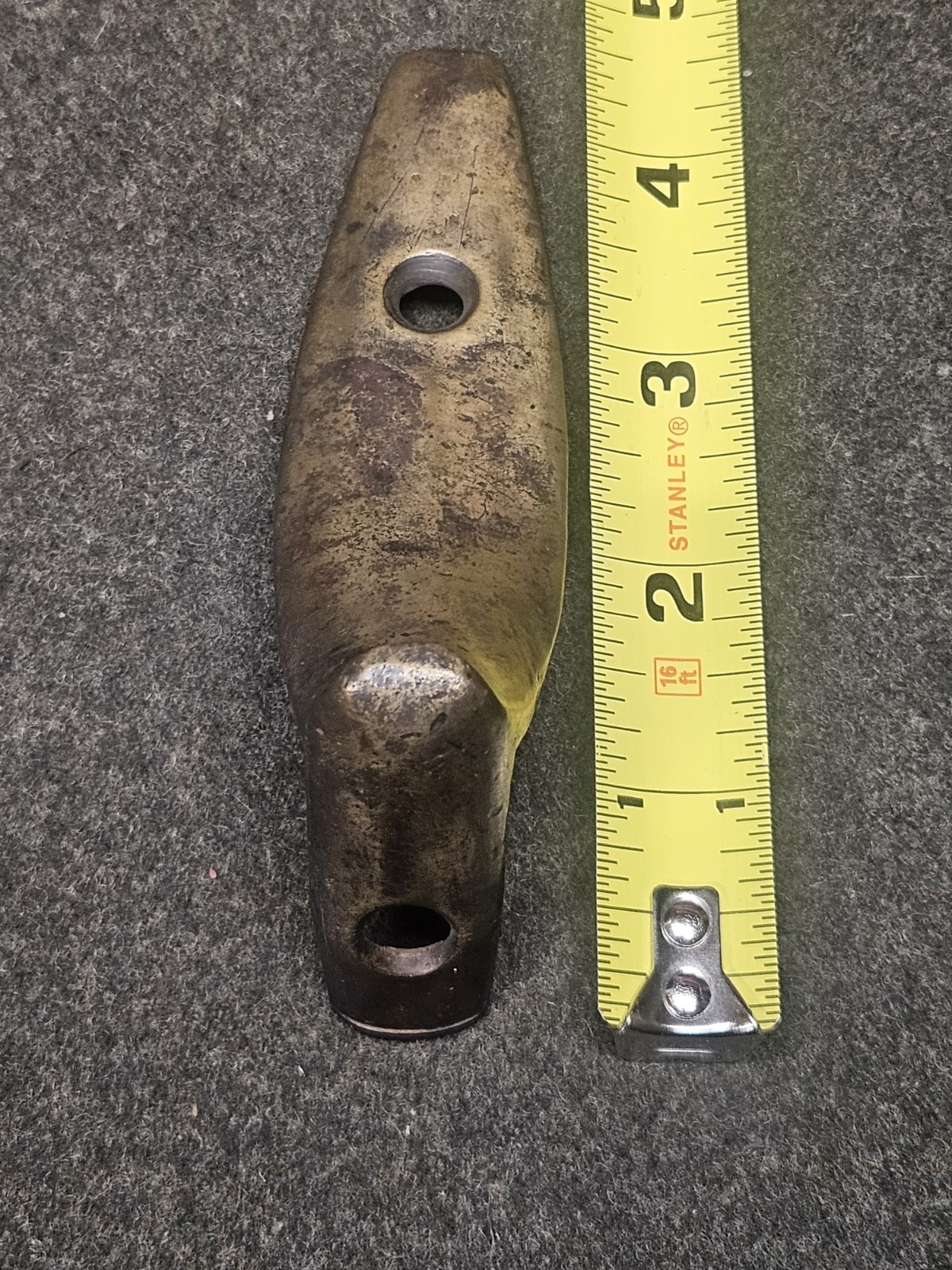 Black Powder Muzzleloader Brass Buttplate (See Measurements)