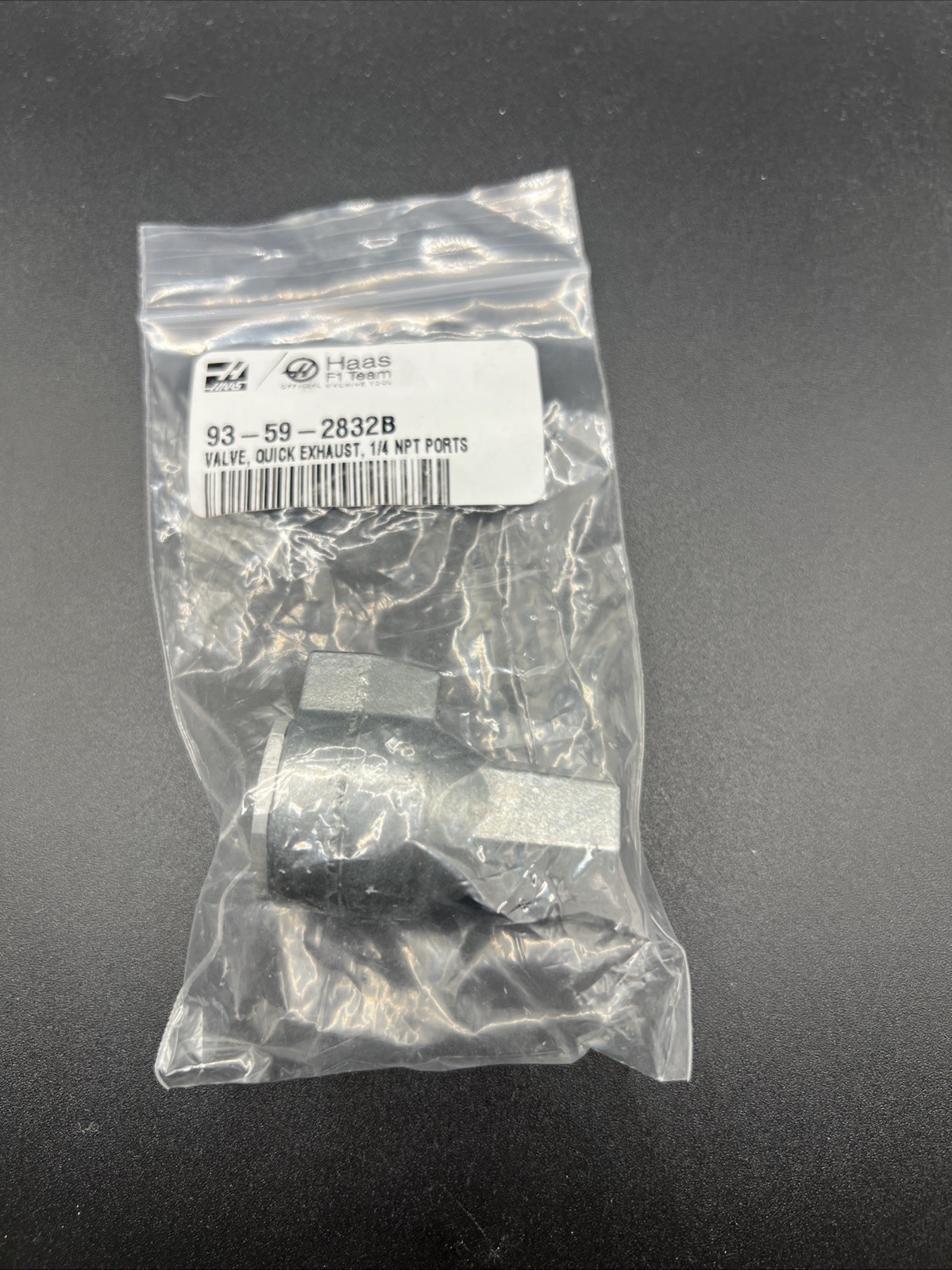 Quick Exhaust Haas PN# 93 59 2832B  NOS 1/4 npt
