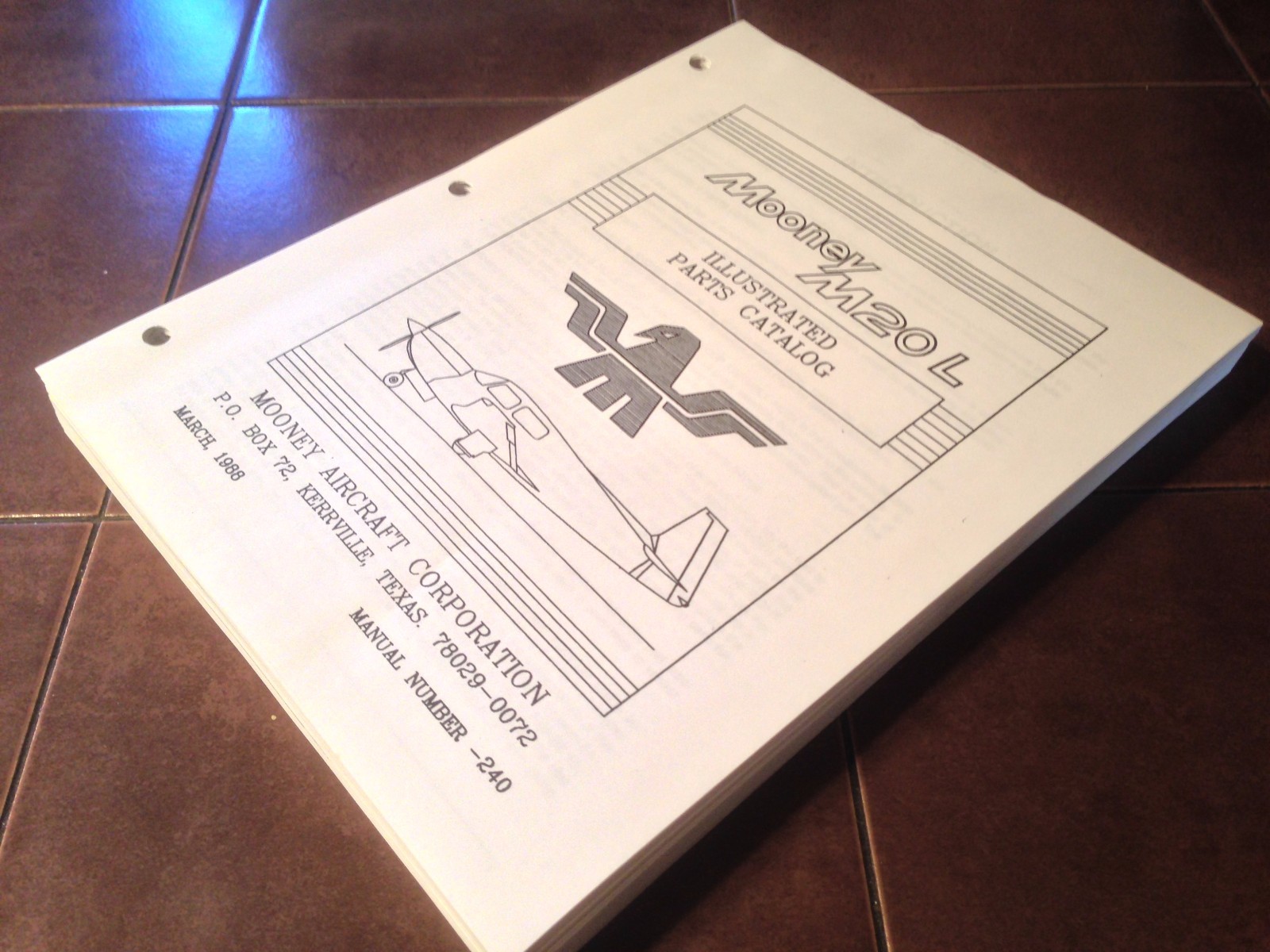 Mooney M20L Parts Manual