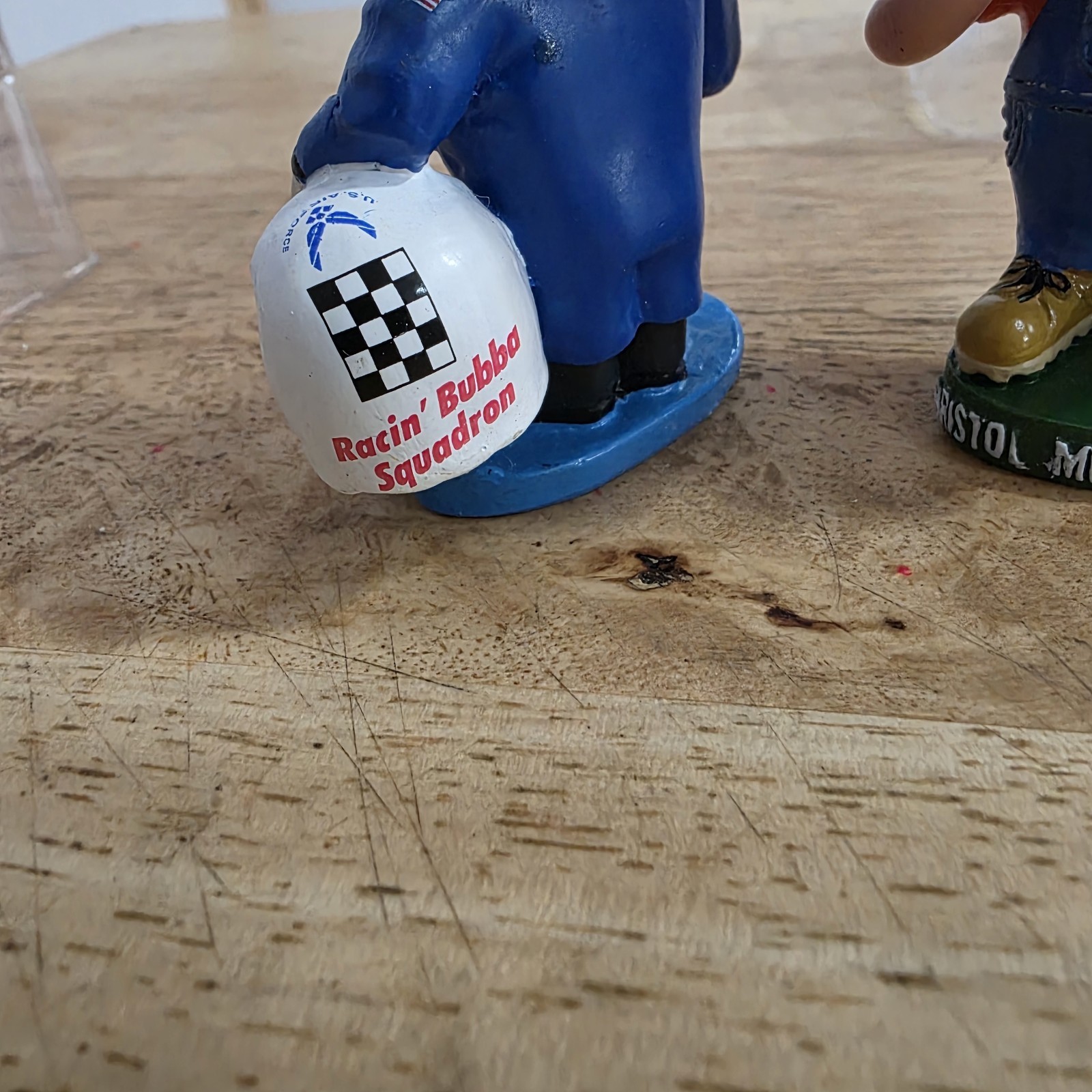 2 Motor Speedway Mini Bobblehead Figures - See Photos.