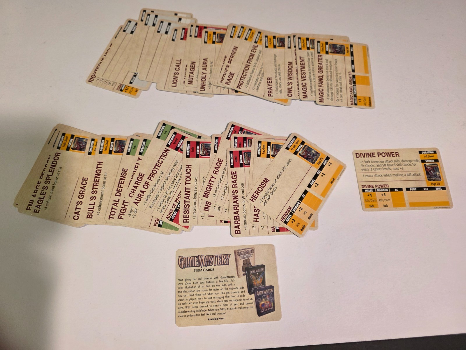 Pathfinder Buff Deck Paizo ☆ Authentic ☆