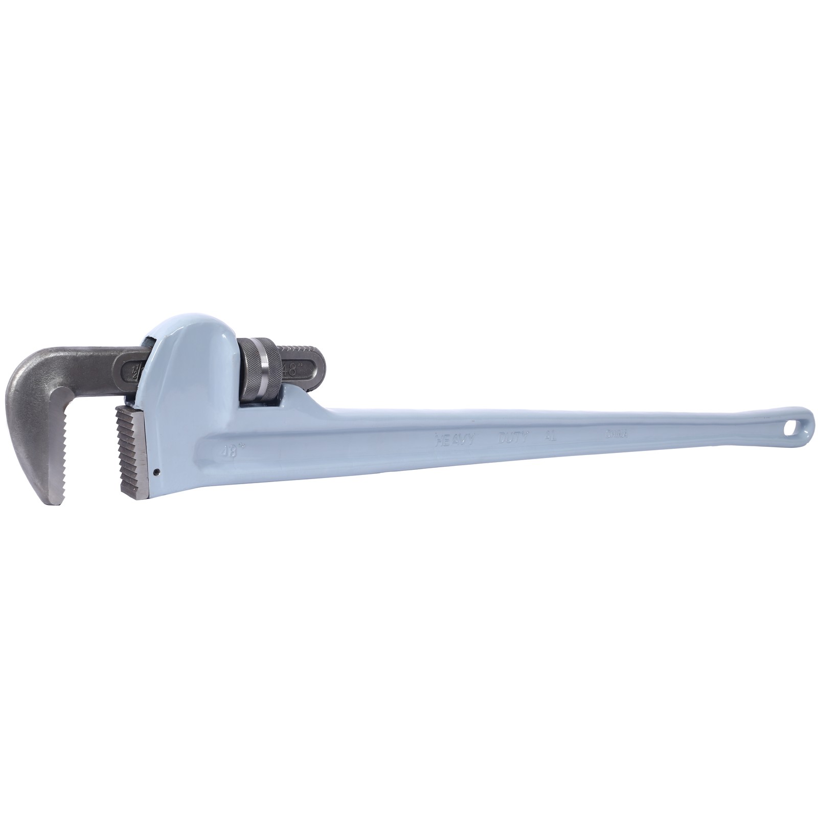 48 inch Pipe Wrench Aluminum Straight Pipe Wrench Heavy Duty 48-Inch