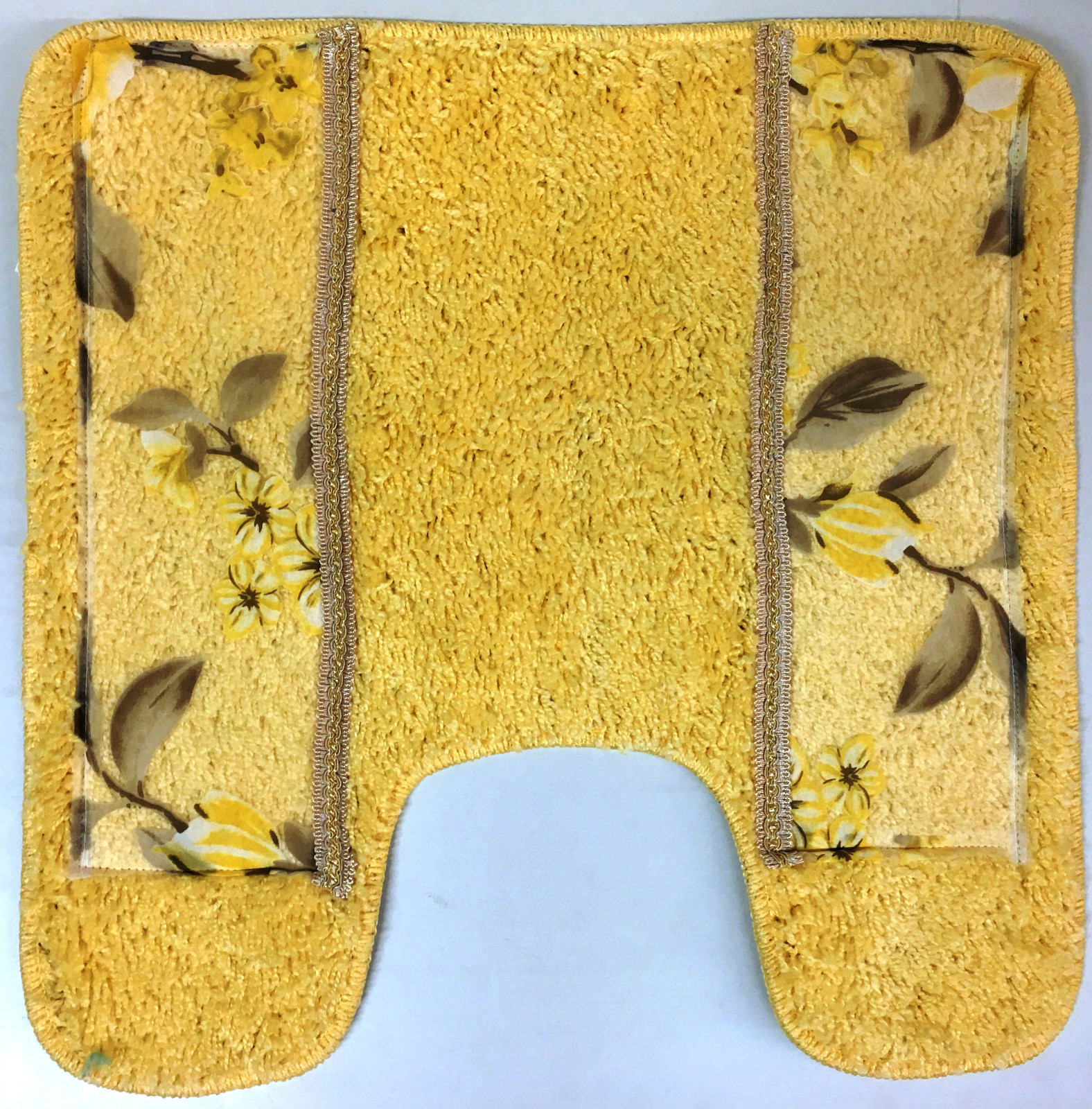 Melrose Bath Contour Rug, Yellow