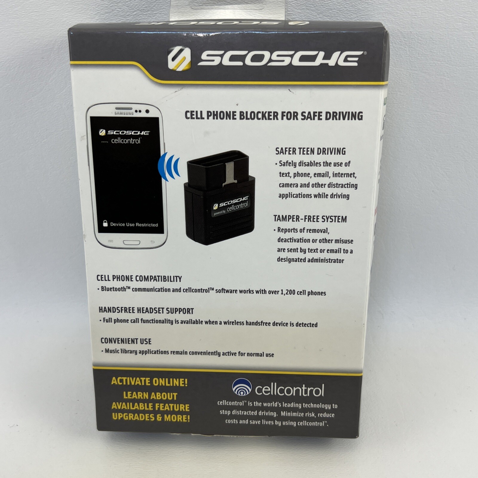 Scosche Safe Driving System CLCTRL Audio/video Scosche Industries NIB
