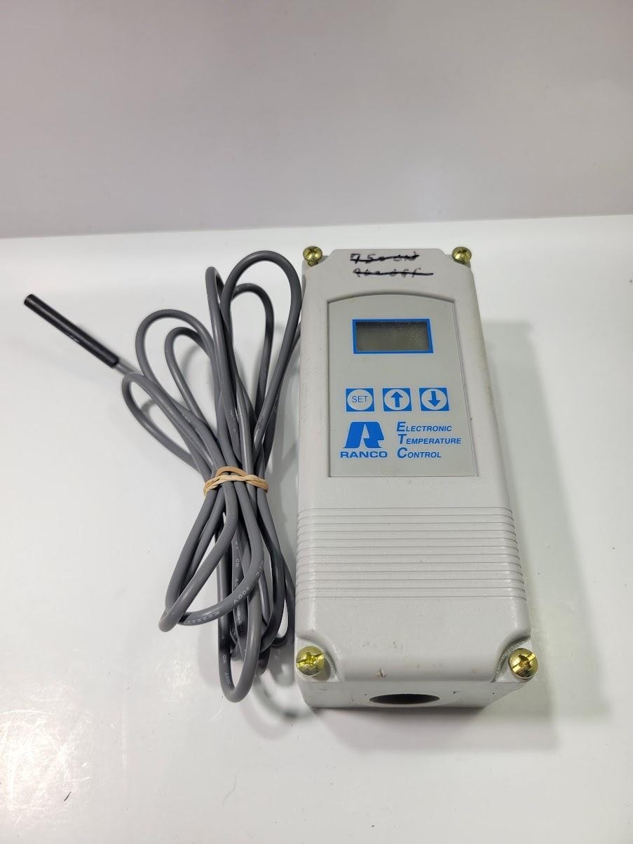 Ranco ETC-111000-000 Temperature Control Digital Thermostat Gray Probe HVAC