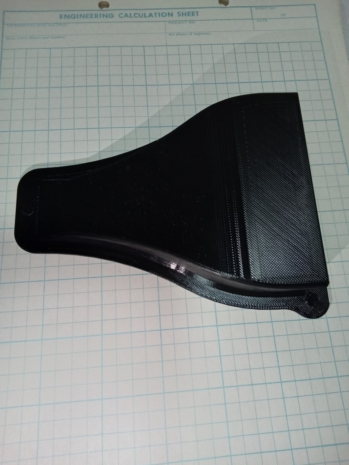 Universal NACA Duct Air Scoop Inlet Flat Mount Undertray Diffuser Hood Panel 2pc