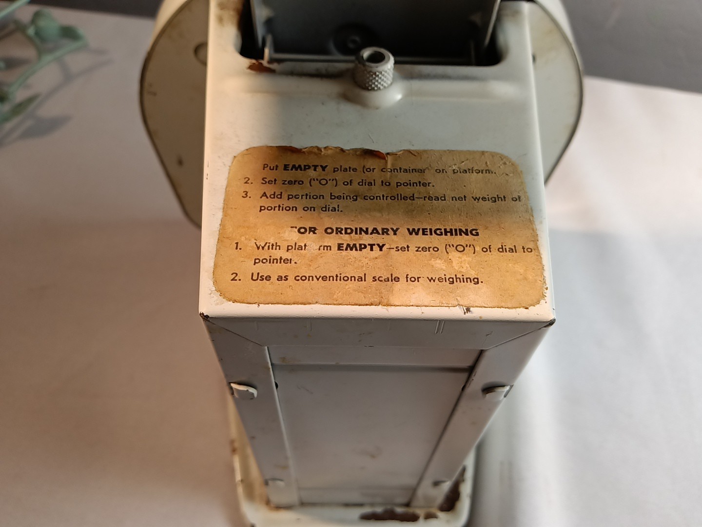 1971 Pelouze Scale 2 LB. PORTION CONTROLLER MODEL Y-32 Vintage