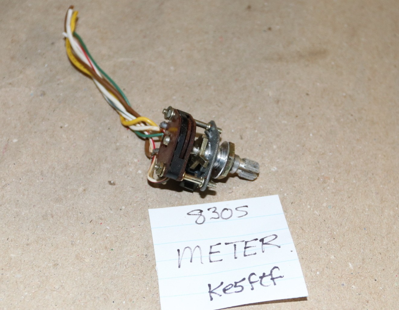Kenwood TS-830S METER Switch, very clean