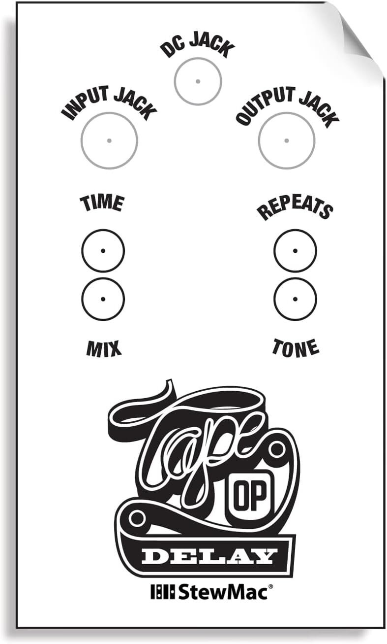 StewMac Interval Fuzz Pedal Kit, With White Enclosure (2354-W)