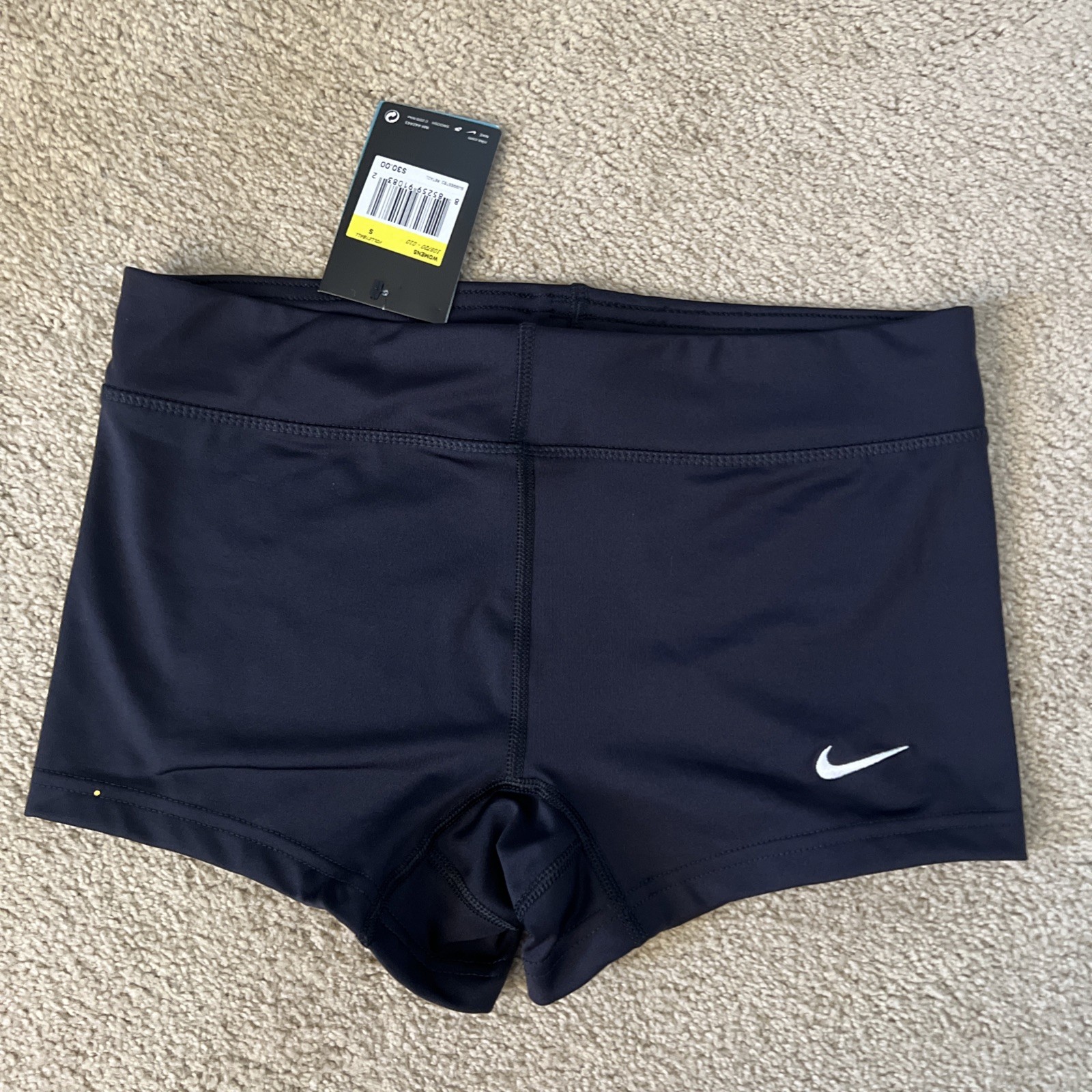 Nike Women's Volleyball Shorts Size S Black New 108720-010
