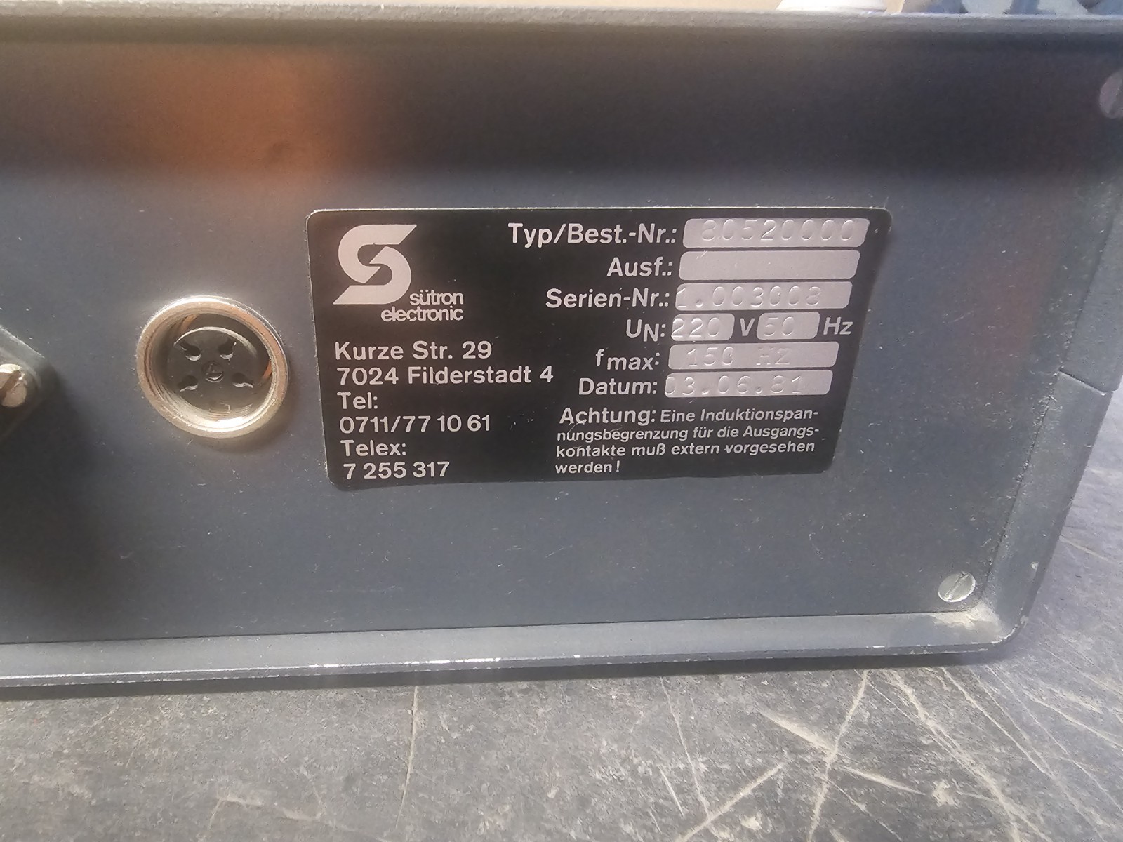 Sütron Electronic EVZ 20