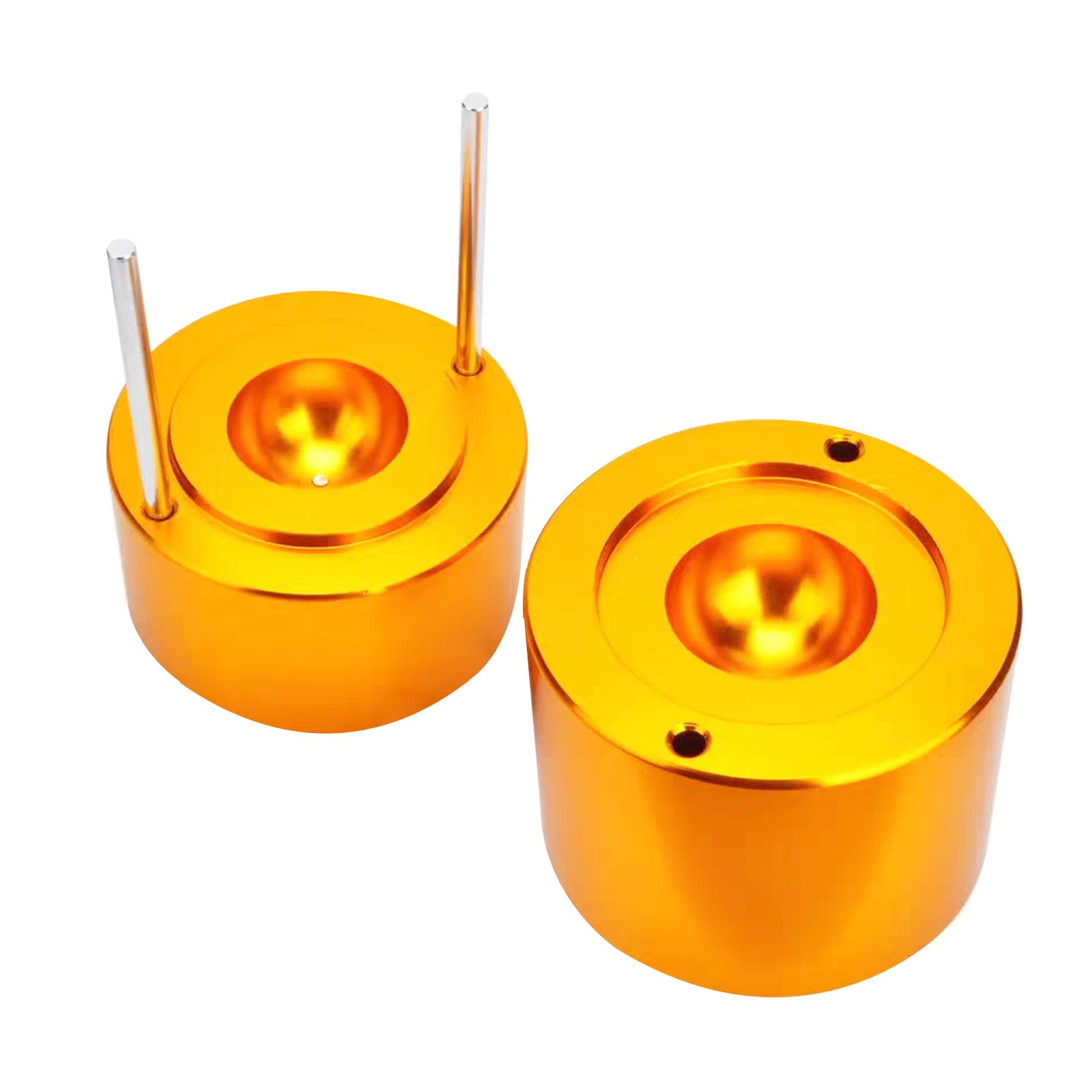 Ice Ball Maker Round Aluminum Drinks Whiskey Ice Ball Press Kit Dia 1'' for Bar