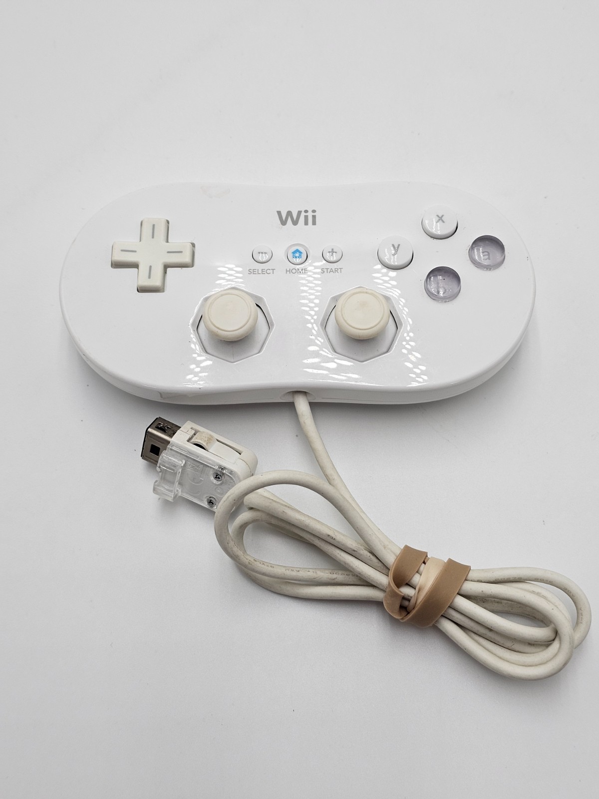 Nintendo Wii OEM Classic White Controller RVL-005