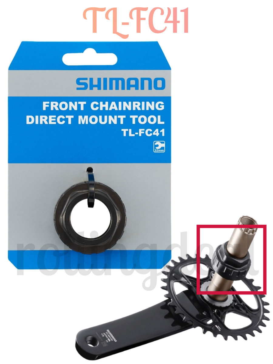 Shimano TL-FC41 Front Chainring Direct Mount Tool FC-M9100 / FC-M9120 New