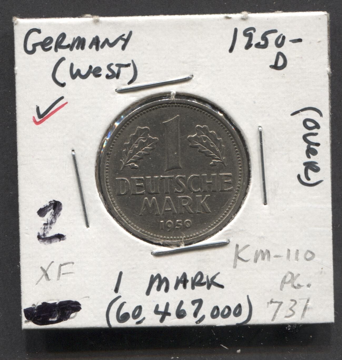 1950-Germany-XF-1 Mark
