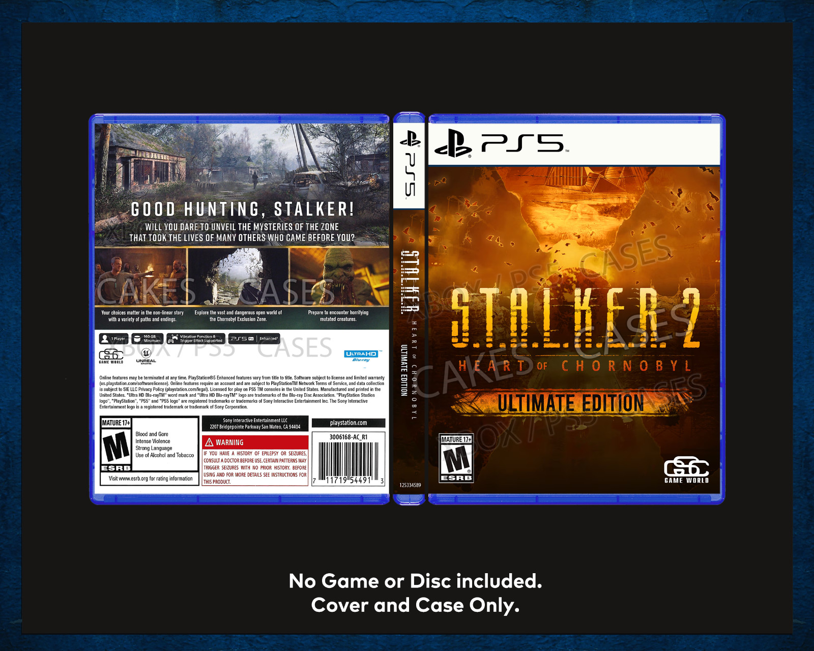 Stalker 2 S.T.A.L.K.E.R. 2 Ultimate Edition - PS5 Empty Case (No Game)