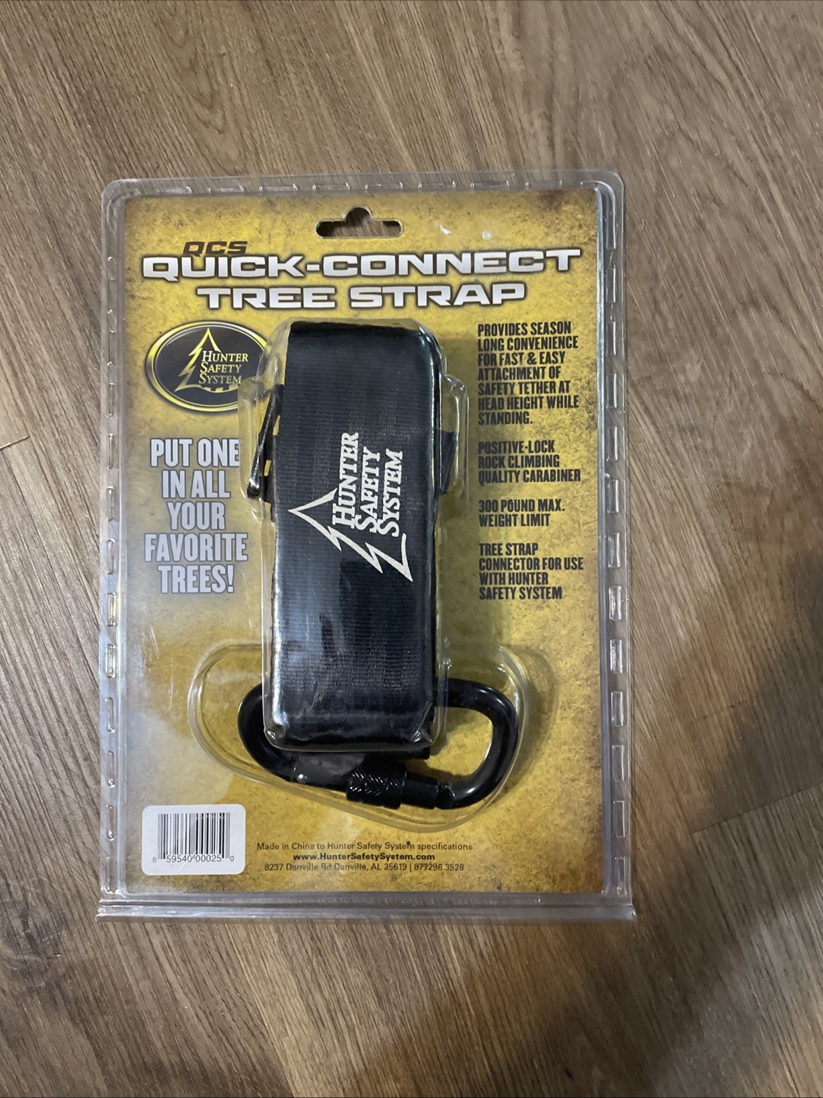 Hunter Safety System Quick-Connect Tree Strap for Tree-Stand Hunting Single