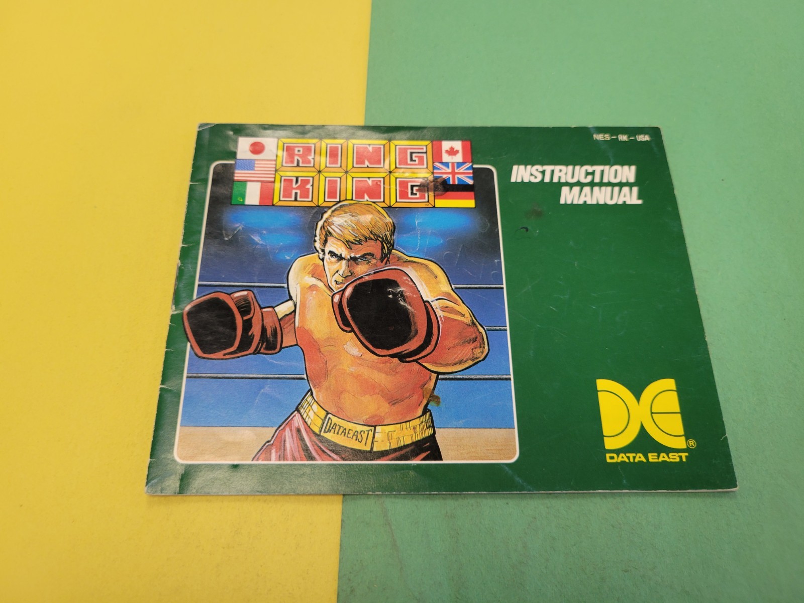 Ring King NES Authentic Nintendo Instruction Manual Booklet Only